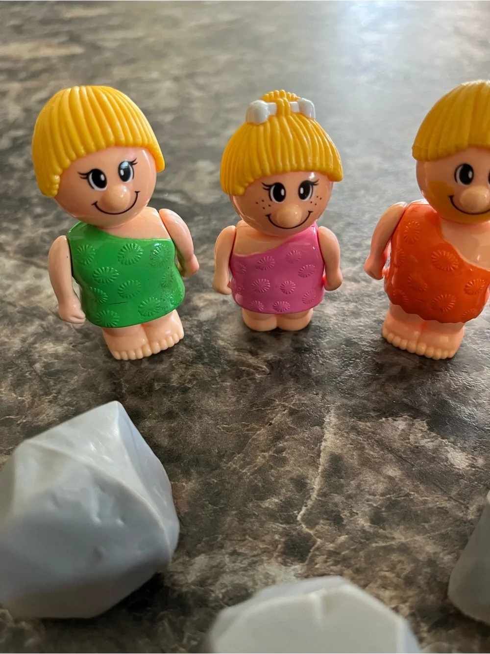 Vintage 1980s “My Happy Town Folks” figures